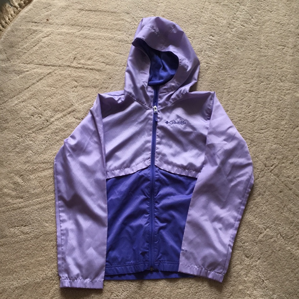 Girls purple rain jacket